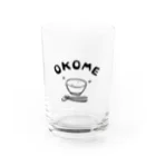 ねっご商店のオコメダイスキ（ごちそうさま） Water Glass :front