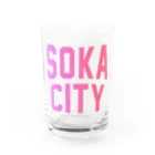 JIMOTOE Wear Local Japanの草加市 SOKA CITY Water Glass :front