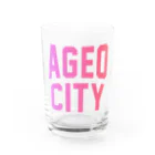 JIMOTOE Wear Local Japanの上尾市 AGEO CITY Water Glass :front