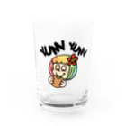 ハワイが大好きな女の子『HENOHENO MAPPY』のマラサダ(ハワイを愛するあなたへ) Water Glass :front