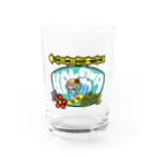 ハワイが大好きな女の子『HENOHENO MAPPY』のハレイワ看板(ハワイを愛するあなたへ) Water Glass :front