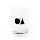 ド･スイの○／△ Water Glass :front