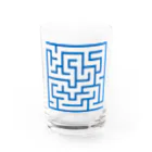 いちご音楽堂のMAZE Blue Water Glass :front