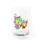 アソマサヤのナコオくんとネココちゃん Water Glass :front