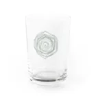 だいずショップの素数の薔薇 Water Glass :front