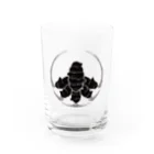 KAZUICHIのUCON LOGO BLACK Water Glass :front
