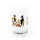 マツダヤスヨのイラストのTrick Or Treat Water Glass :front