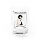 コトリッチのFUTARITABI記念モノクロ Water Glass :front