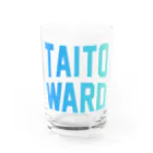 JIMOTOE Wear Local Japanの台東区 TAITO WARD Water Glass :front