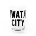 JIMOTOE Wear Local Japanの磐田市 IWATA CITY Water Glass :front