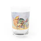 NanaCoco10  ナナココのホラガイ　水彩画 Water Glass :front