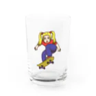 Sophie's storeのスケボー少女 Water Glass :front