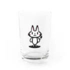 ここなつ55のゆるねこシンプル Water Glass :front