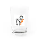 コロナらない商店のまるにんげん Water Glass :front