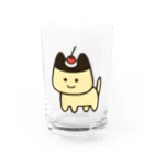 夏海ハヤヲキのプリンねこ グラス前面