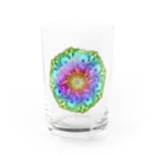 柄パゴスのねこまんだら（Rainbow） Water Glass :front