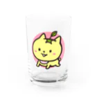 mozu-Illustrationのにゃんみかんベビー Water Glass :front