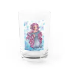 虹色孔雀の魔女。のリボンなしルージュちゃん。 Water Glass :front