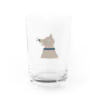 ますたにあやこのわんこ Water Glass :front