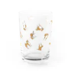 chippokeの柴犬いっぱい Water Glass :front