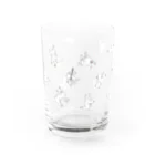 chippokeの白柴いっぱい Water Glass :front