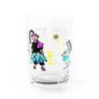 まとりこや ショップのまとり　と　おうえんたい　グラス Water Glass :front