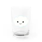 PuPiの店のしろくもくん Water Glass :front