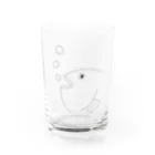 ビールと自然の雑貨店のミセスおさかな Water Glass :front