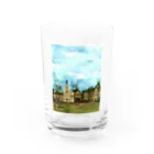 ふわりの絵画のような街（暗色） Water Glass :front