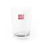 マシュマロネザーのふらんのお店のFlowerRose Water Glass :front