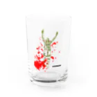 NBA Timesのバスケグッズ広場のChicago23 G.O.A.T食器 Water Glass :front