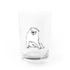 ふくふく商店の長沢芦雪の「あの犬」 Water Glass :front