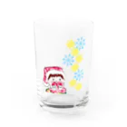 Thank you for your timeの❆ 初雪 ❆ Water Glass :front