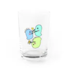 売れるなんて思ってないのみじんこなかよし Water Glass :front