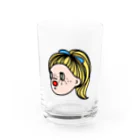 Kaoruko Negish｜画家の赤鼻の女の子 Water Glass :front