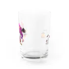 Yuzuha_torichiのミルキー＋おばけ＆まみーくん Water Glass :front