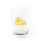 鳥谷丁子の寝返り坊やマン Water Glass :front