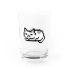 163の眠り猫 グラス Water Glass :front