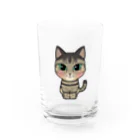 ラ ベル メールのはにゃちゃん Water Glass :front