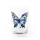 chicodeza by suzuriの墨蝶々 Water Glass :front