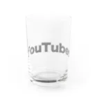 TK369のYouTuberグッズ Water Glass :front