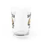 ぽんずのLovelyシーズー犬グッズのキュートなシーズー Water Glass :front