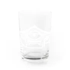 мeto❸の笠連 Water Glass :front