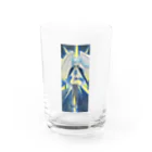 琉璃色クリエイトの蒼の天使（祈り） Water Glass :front