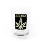 HIGHERのHIGHER original　ワッペン風ロゴ Water Glass :front