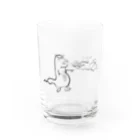 risa01234の味のあるきょうりゅうくん Water Glass :front