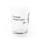 FROM ANOTHER PLANETのほかの星から来たグラス Water Glass :front