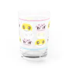 レオパとニシアフのケニーレインローズの顔コップ Water Glass :front