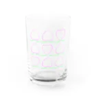 himephoneの桃ビンゴ Water Glass :front