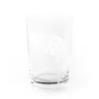 新谷べにのパンサーカメレオン白 Water Glass :front